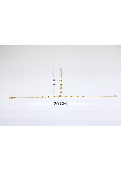 14 Ayar Altın 2 Sıra Dorikalı Şık ve Zarif Şahmeran