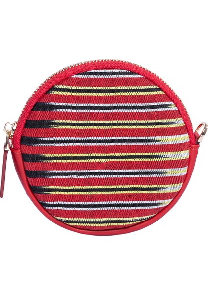 Çona - Bej Deri Yuvarlak Cüzdan