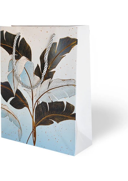 18X24 Lüks Karton Çanta Varak Baskılı -Çiçek Temalı- fiyatları