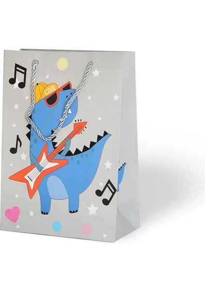 18X24 Lüks Karton Çanta Varak Baskılı -Dinotemalı- fiyatları