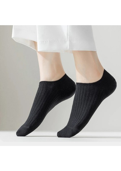 5' Çift Kadın Soft Renkli Görünmez Likralı ve Pamuklu Patik,babet Çorap fiyatları