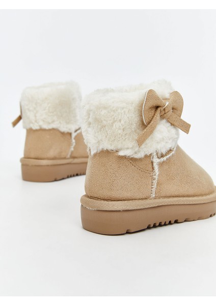 Yeni Sezon Süet Görünümlü Kız Bebek Bot indirimleri