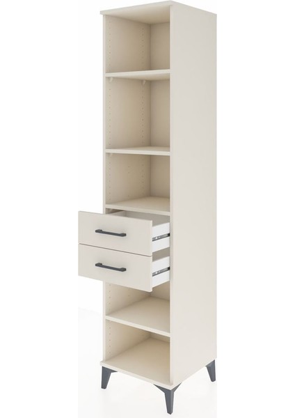 Hyperion Dolap 4 Raflı 2 Çekmeceli 44X44X195 Aytaşı-Aytaşı fırsatları