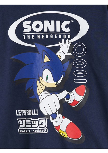 Yeni Sezon Bisiklet Yaka Sonic Baskılı Erkek Çocuk Sweatshirt fiyatları