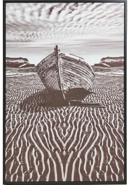 Deco Barcola Tablo - Siyah - 90X60 cm fiyatları