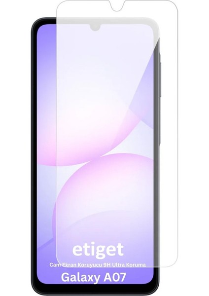 Samsung Galaxy A07 Cam Ekran Koruyucu – 9h Ultra Koruma Temperli Cam