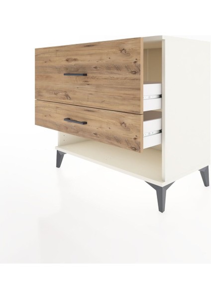 Hyperion Şifonyer 2 Çekmeceli 88X44X80 Aytaşı-Çam fırsatları