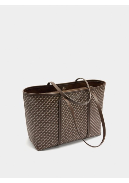 Içi Çıkabilir Baskılı Shopper Omuz Çantası fırsatları