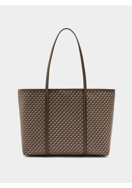 Içi Çıkabilir Baskılı Shopper Omuz Çantası indirimleri