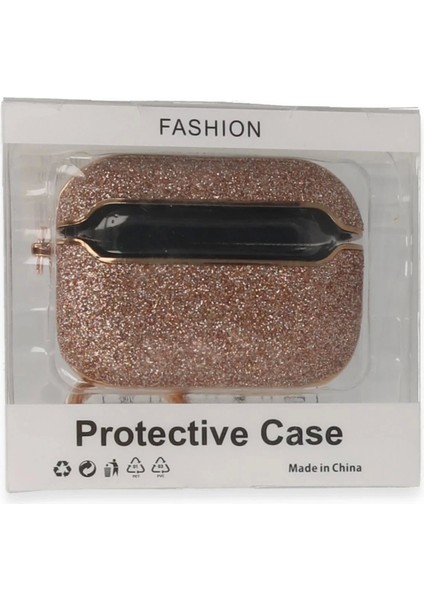 Bfs Airpods Pro (1.nesil) Spell Simli Kılıf - Rose Gold
