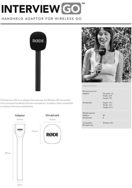 Interview Go | Wireless Go Için Röportaj Mikrofon Dönüştürme Kiti modelleri