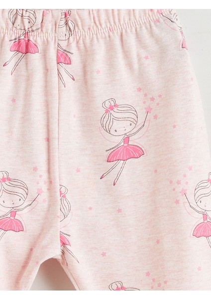 Yeni Sezon Beli Lastikli Baskılı Kız Bebek Pijama Alt modelleri