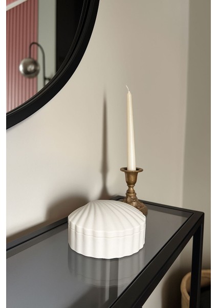 Kapaklı Deniz Kabuğu Takı Kutusu