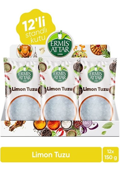 Limon Tuzu 150 Gram 12'li Ermiş Attar