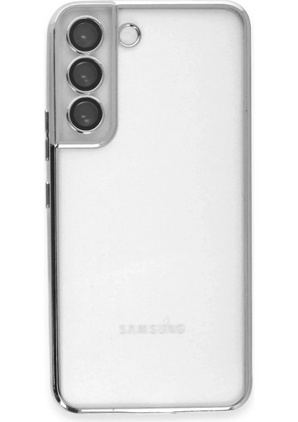 Bfs Samsung Galaxy S22 Kılıf Razer Lensli Silikon - Gümüş fiyatları