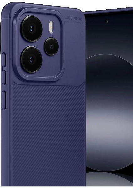 Bfs Xiaomi Note 14 5g Auto Focus Karbon Kapak - Lacivert fiyatları
