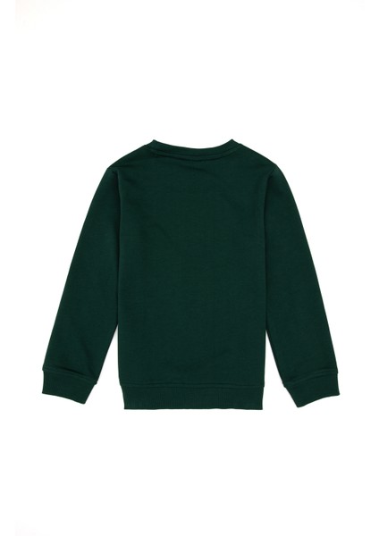 Erkek Çocuk Koyu Yeşil Sweatshirt 50313830-VR079 fiyatları