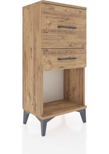 Arges Komodin 2 Çekmeceli 44X30X96 Çam-Çam fiyatları