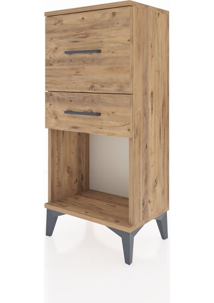 Arges Komodin 2 Çekmeceli 44X30X96 Çam-Çam modelleri