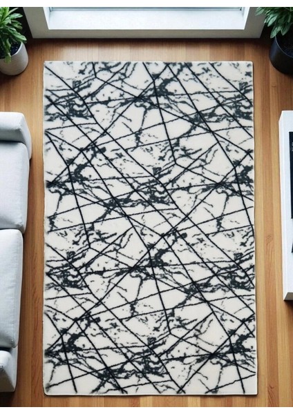 Marble Halı | Beyaz 80 x 150 cm