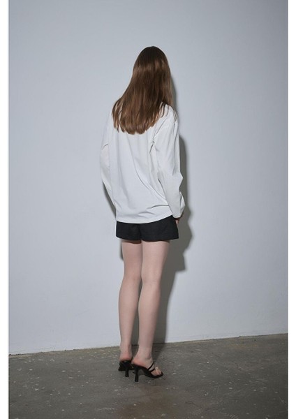 Ekru Polo Yaka Oversize Tişört fiyatları