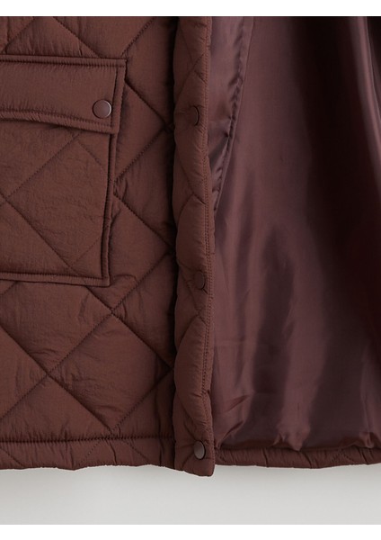Yeni Sezon Kapüşonlu Kapitone Oversize Kadın Şişme Mont fiyatları