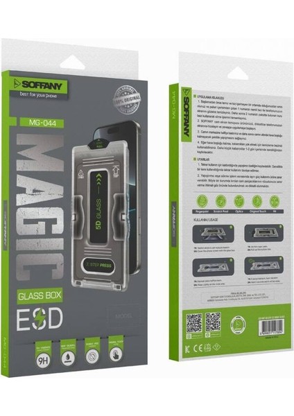 MG044-032 iPhone 16 Pro 5D Tam Kaplama Temperli Cam modelleri