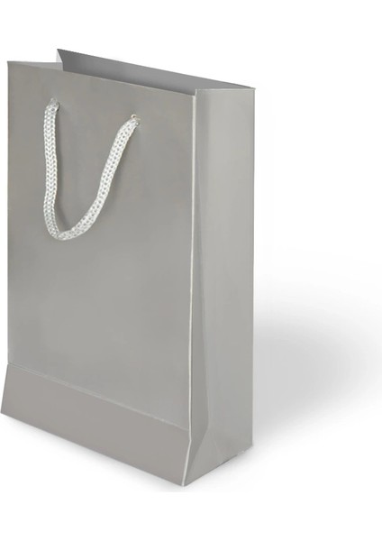 Gümüş Karton Çanta 11X16,5CM