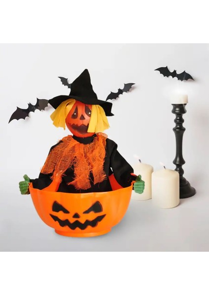 Halloween Hareketli Şeker Kase