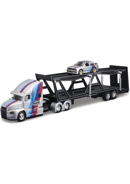 1:64 Ölçek Mack Anthem - 1988 Bmw M3 Serisi Taşıyıcı Tır modelleri