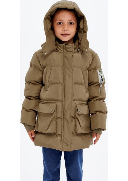 Kız Çocuk Kalın Kışlık Kapüşonlu Kaban 51349 indirimleri