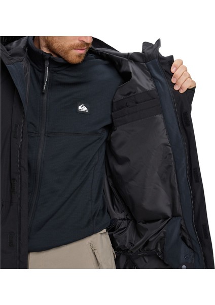 Mission Solid Erkek Siyah Snowboard Ceketi modelleri