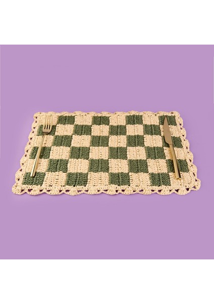 Soft Dama Supla - Bej / Yeşil - 30X45 cm fiyatları