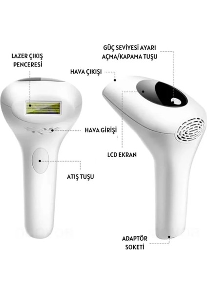Profesyonel Lazer Epilasyon Aleti 999.999 Atım Tüy Alma Cihazı Kadın Erkek Lazer Ipl Tüm Bölge (4915) fırsatları