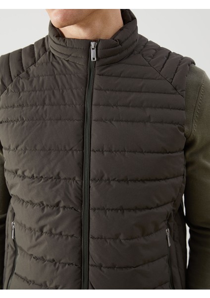 Yeni Sezon Standart Kalıp Dik Yaka Erkek Şişme Yelek modelleri