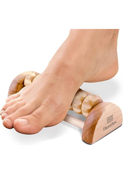 Ahşap Ayak Masaj Aleti | Kan Dolaşımını Artıran Doğal Masaj Roller | Rahatlatıcı Refleksoloji Aleti