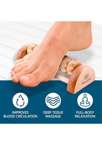 Ahşap Ayak Masaj Aleti | Kan Dolaşımını Artıran Doğal Masaj Roller | Rahatlatıcı Refleksoloji Aleti fiyatları