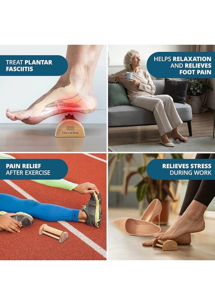 Ahşap Ayak Masaj Aleti | Kan Dolaşımını Artıran Doğal Masaj Roller | Rahatlatıcı Refleksoloji Aleti modelleri