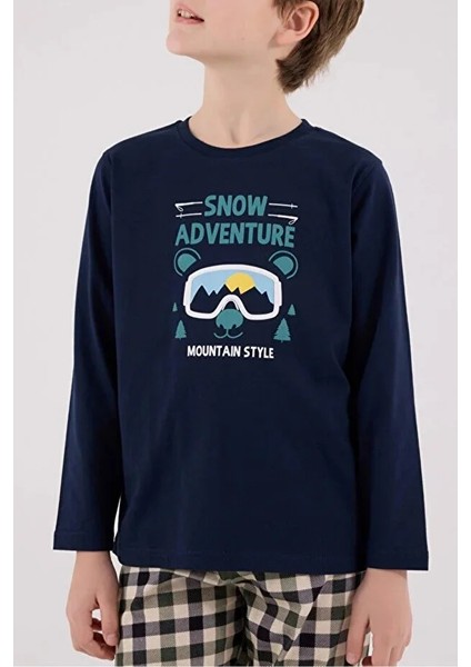 Uzun Kol Erkek Çocuk Pijama Takım 3511 fırsatları