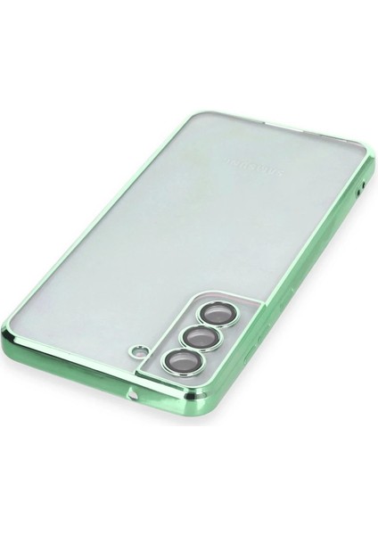 Bfs Samsung Galaxy S21 Fe Kılıf Razer Lensli Silikon - Yeşil modelleri