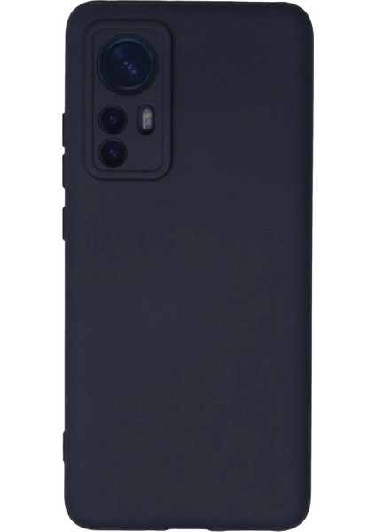 Bfs Xiaomi Mi 12 Kılıf Nano Içi Kadife Silikon - Lacivert
