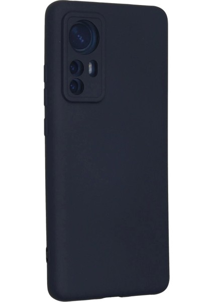 Bfs Xiaomi Mi 12 Kılıf Nano Içi Kadife Silikon - Lacivert modelleri
