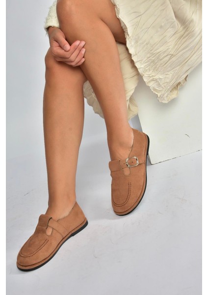 V846871002 Taba Süet Günlük Kadın Ayakkabı fırsatları