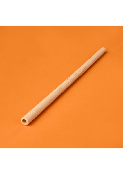6'lı Bambu Pipet - Açık Kahverengi - 20 cm modelleri