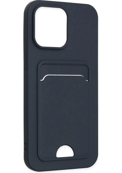 Bfs iPhone 14 Pro Kılıf Kelvin Kartvizitli Silikon - Lacivert modelleri