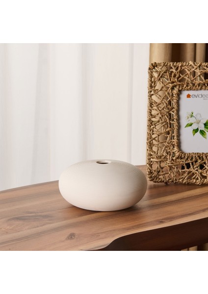 Fiona Vazo - Beyaz - 15X8 cm