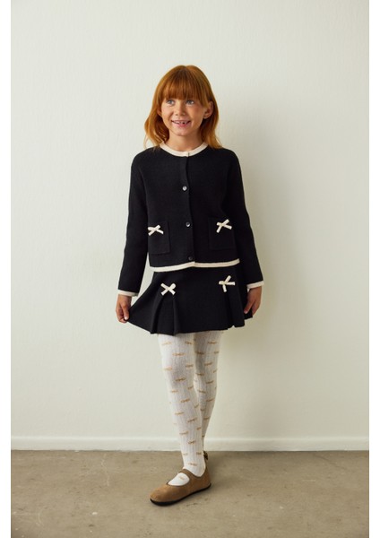 Marshmallow Kız Çocuk Fiyonk Detaylı Pamuklu 100 Denye Külotlu Çorap fiyatları