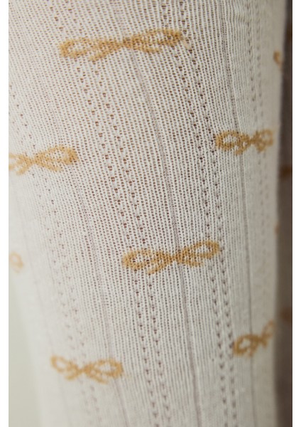 Marshmallow Kız Çocuk Fiyonk Detaylı Pamuklu 100 Denye Külotlu Çorap indirimleri