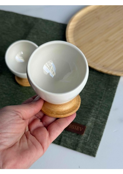 Bambu Ayaklı 2'li Sosluk Kase fiyatları