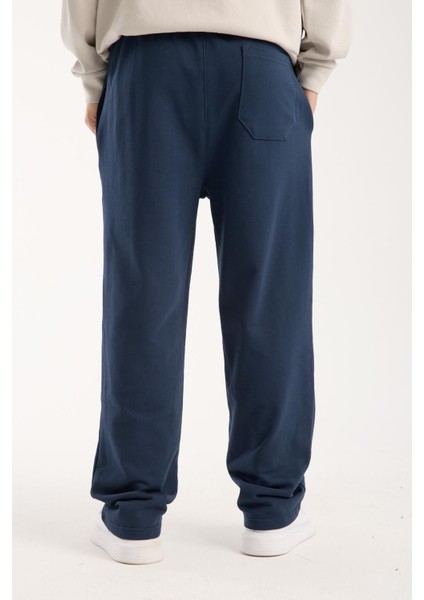 %100 Pamuk Rahat Kesim Bağcıklı Bel Baggy Pantolon indirimleri